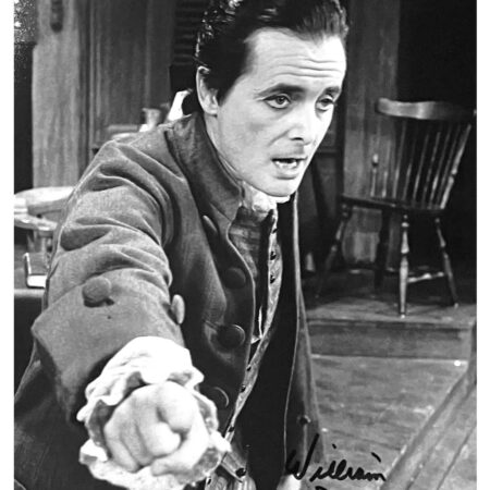 8" x 10" Autographed Picture of William Daniels as John Adams from the movie 1776