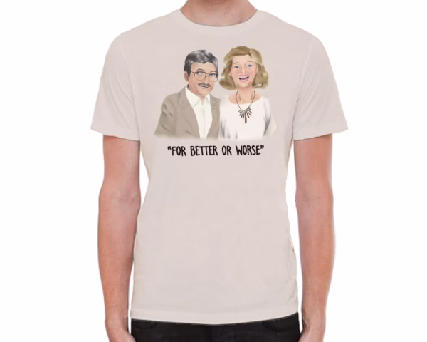 William Daniels & Bonnie Bartlett 73rd Anniversary T-Shirt (Ivory)