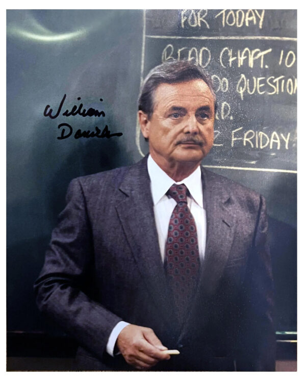 8" x 10" Autographed Picture of William Daniels as Mr. Feeny from Boy Meets World