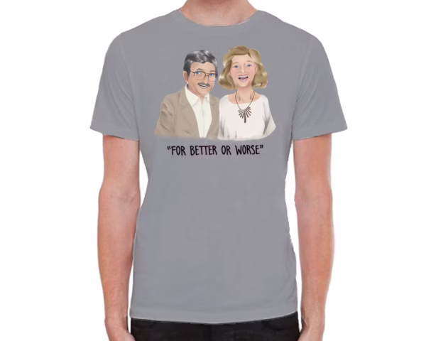 William Daniels & Bonnie Bartlett 73rd Anniversary T-Shirt (Granite)