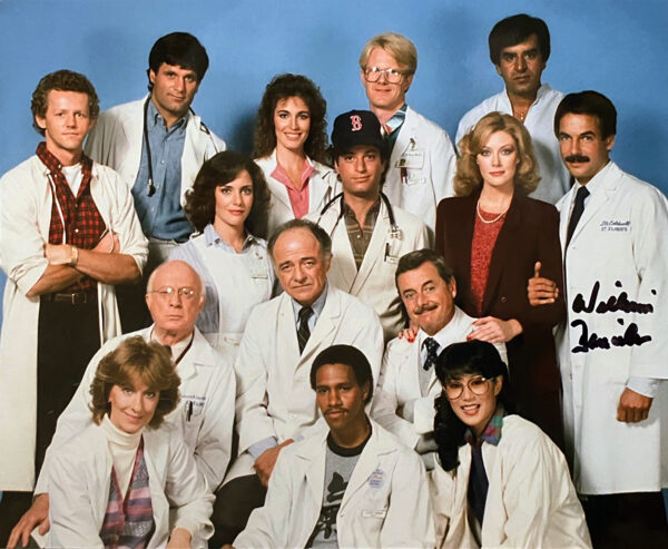 8" x 10" St. Elsewhere Cast Photo Season 2 Autographed by William Daniels