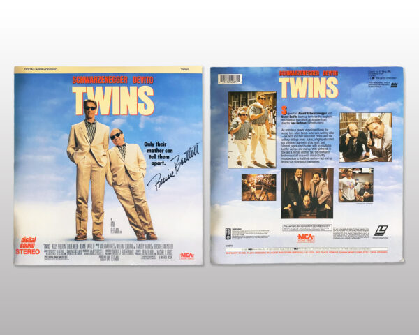 Bonnie Bartlett Signed Original Twins LaserDisc