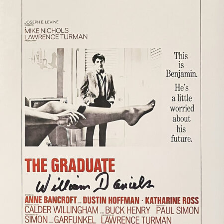 Autographed Picture of Promotional Poster for The Graduate