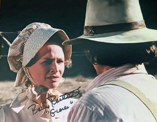 8" x 10" Autographed Picture of Bonnie Bartlett and Michael Landon from Little House on the Prairie.