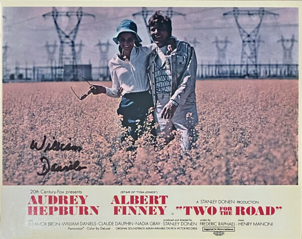 Autographed Picture of Promotional Poster for Two for the Road