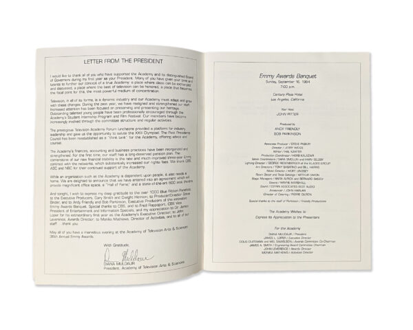 Original Program for 36th Annual Emmy Awards (1984)