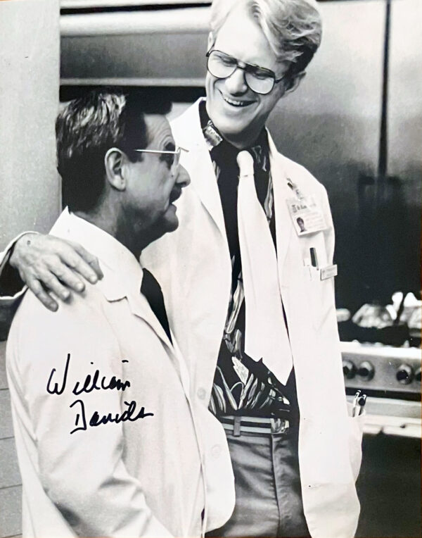 Signed Picture of William Daniels as Dr. Mark Craig and Ed Begley, Jr. as Dr. Victor Erlich on St. Elsewhere.