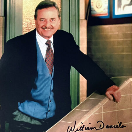 Autographed picture of William Daniels as everyone's favorite teacher, Mr. Feeny of Boy Meets World