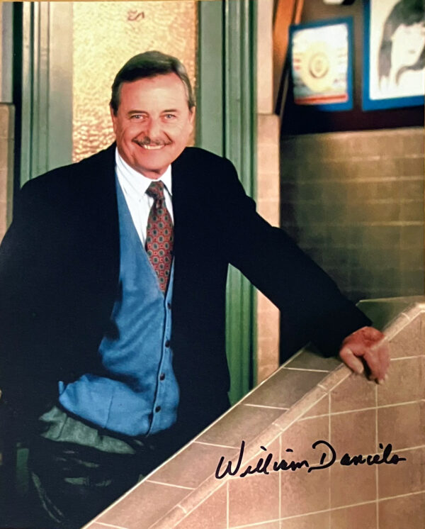 Autographed picture of William Daniels as everyone's favorite teacher, Mr. Feeny of Boy Meets World