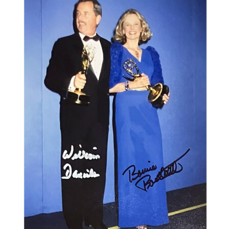 William Daniels and Bonnie Bartlett at 1986 Emmys