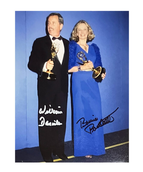 William Daniels and Bonnie Bartlett at 1986 Emmys