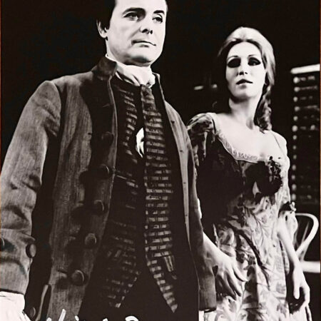 Signed Picture of William Daniels as John Adams and Virginia Vestoff as Abigail Adams from the Broadway Musical 1776