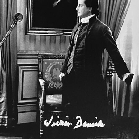 Signed Picture of William Daniels as John Adams at the White House