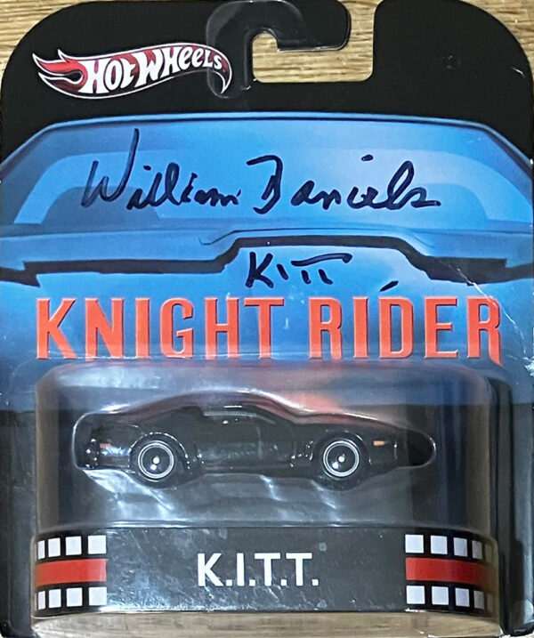 Signed Knight Rider Hot Wheels Car in Original Package