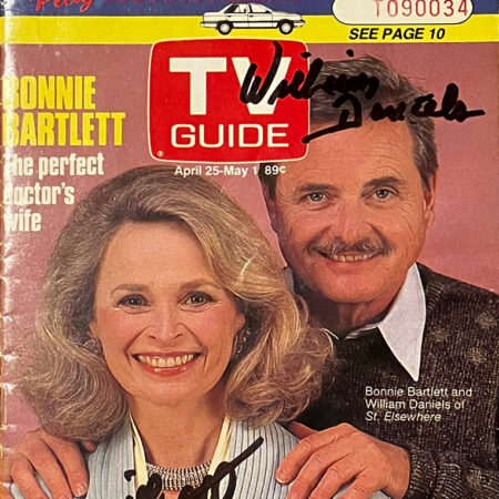 Autographed Original Edition of TV Guide Canada (1987)